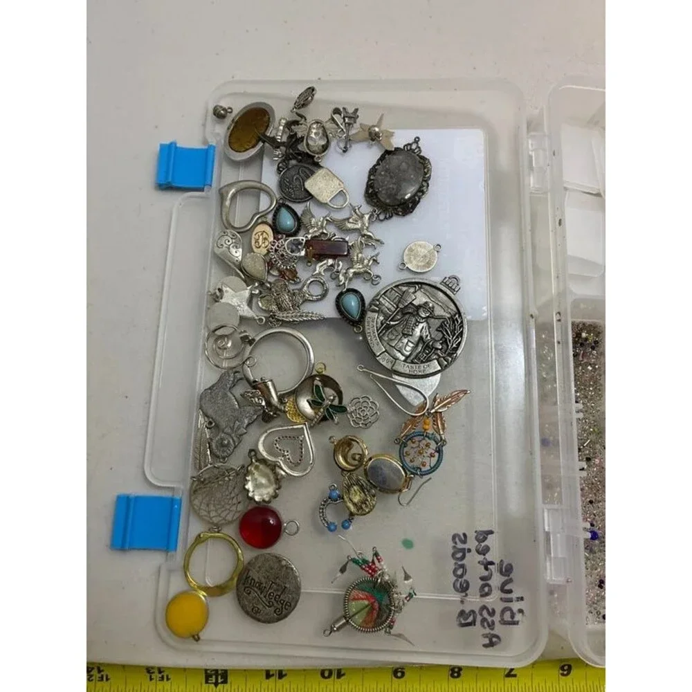 Seed beads and charms